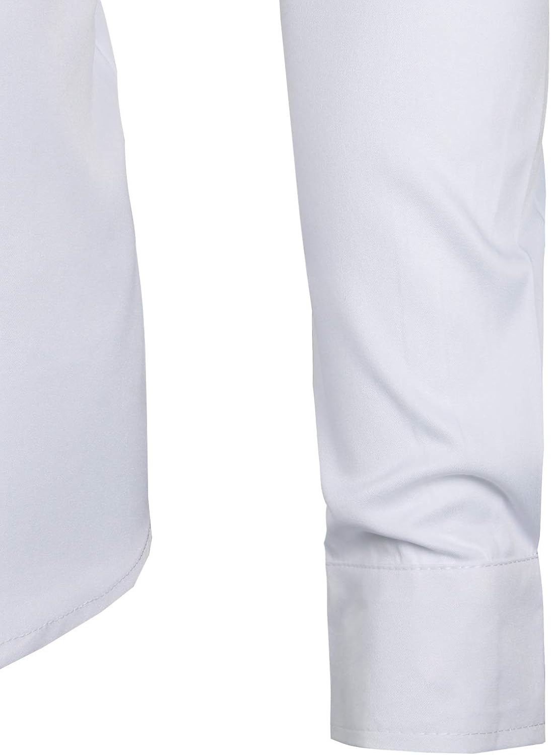 ZEROYAA Mens Slim Fit Long Sleeve Tuxedo Dress Shirts/Prom Performing Shirts at  Men’s Clothing store