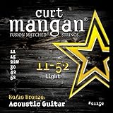 Curt Mangan Fusion Matched 80/20 Bronze Acoustic Strings (11-52)