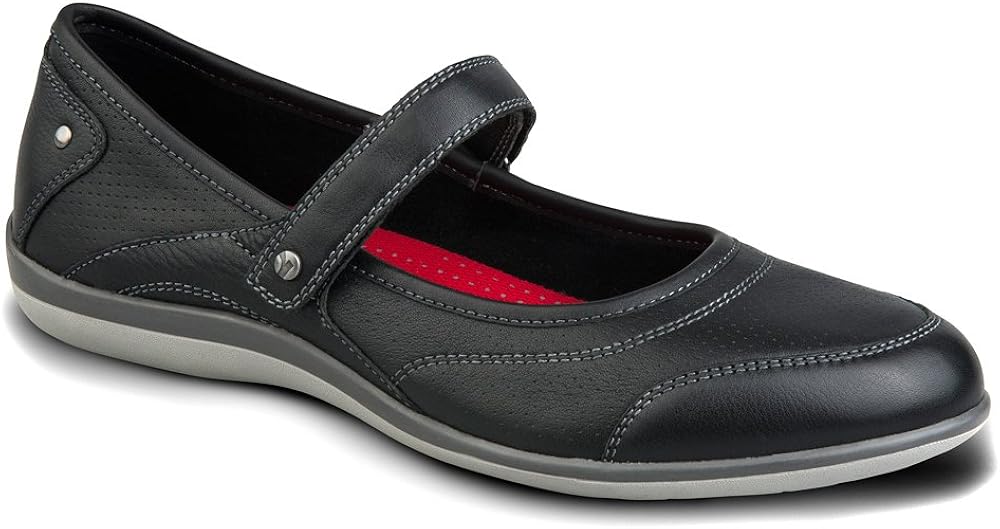 Revere Comfort Shoes Women�s Adelaide Flats Shoes Black