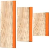 Caydo 3 Sizes Wooden Screen Printing Squeegee, 75 Durometer Ink Scraper | 5.9, 9.4, 13.7 inches,for screen printing fabric, DIY craft, ink scraper, wooden handle