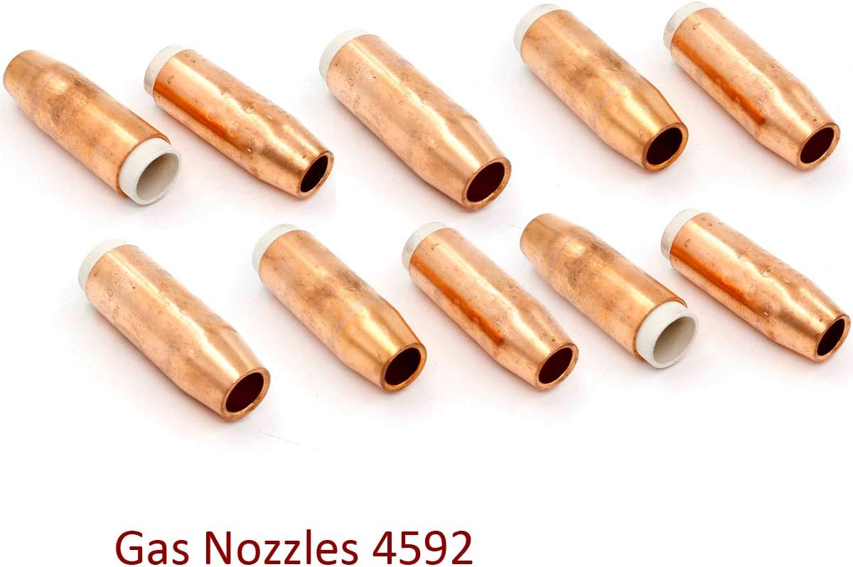 4592 Gas Nozzles 9/16" 14mm for Bernard MIG Welding Guns Accessories