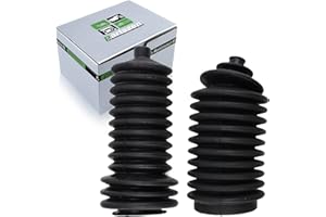 partszen 5412012 5412013 Steering Rack Boot for Polaris Rangers RZR 400 500 570 700 800 900 ETX 2015 EV 2012 Black 1 Pair