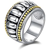UNY JEWEL Jewelry Fusion Gold Dots Caviar Two Tone Designer Inspired Luxury Women Ring Valentine Christmas Gifts