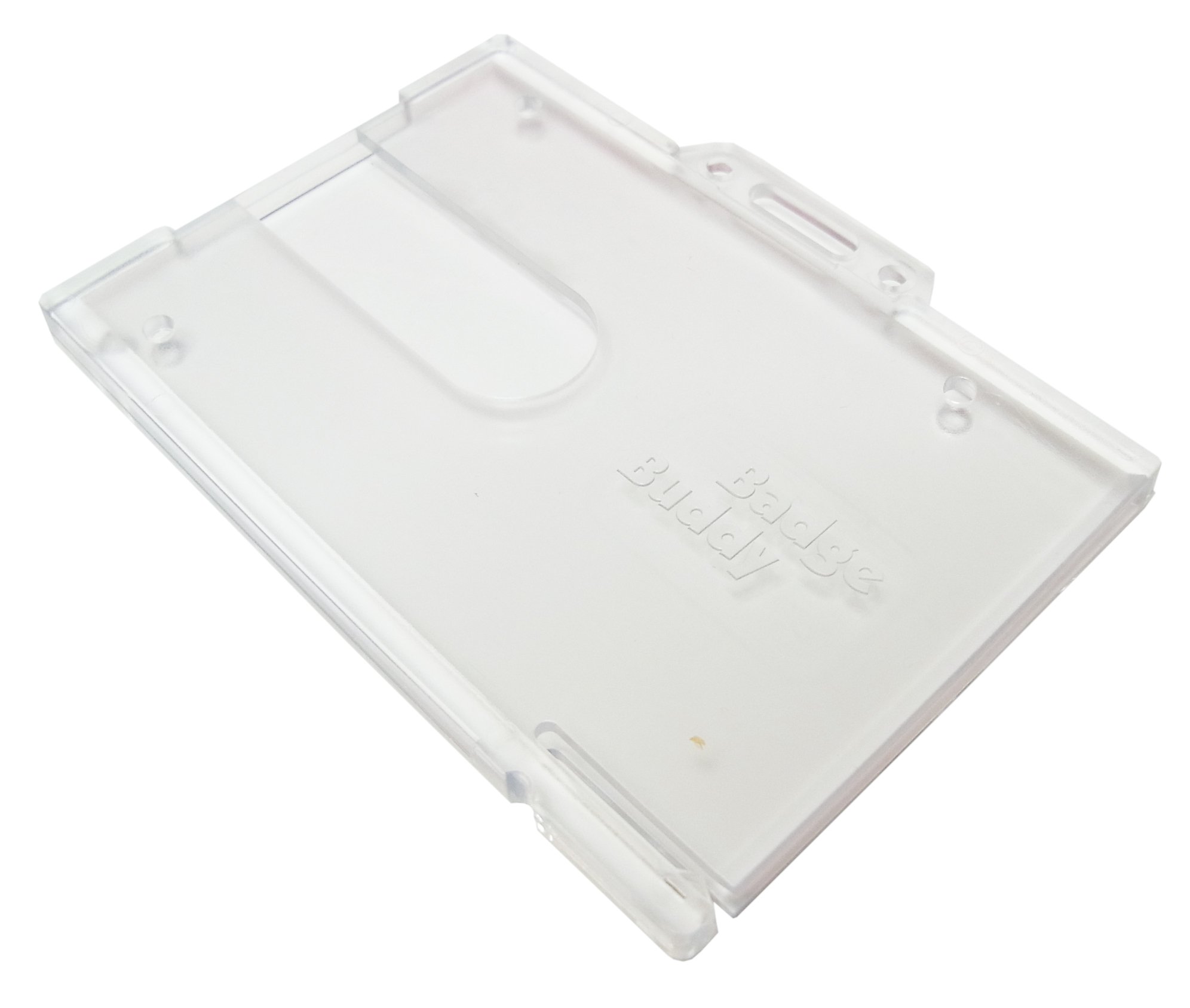 Customcard ltd® Badge Buddy ID Identity Badge Holder Pack of 10