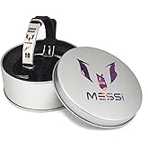 Skaisa Lionel Messi signature wristbands Football bracelet, Waterproof sports rubber bracelets, Rubber wristbands, Messi Memorial Collection Gift Box