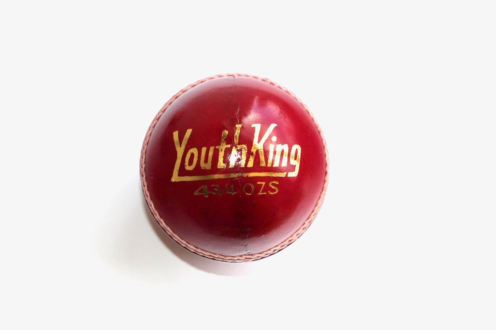 Cricket Ball - Red Leather Match Quality (Youth/Junior/School)
