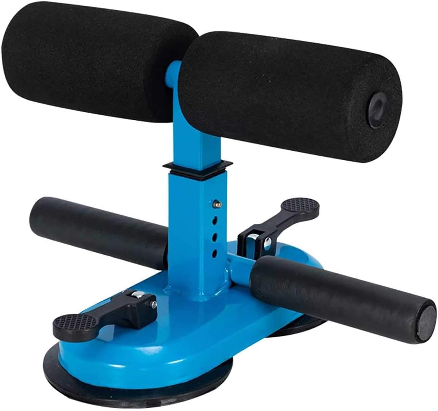 Sit Up Bar Portable Sit-Ups Assistant Device Adjustable Sit-up Floor Bar Abdominal Core Trainer Self-Suction Sit Up Muscle Training Equipment Home Fitness Tool for Push-ups Side Kick Flat Support