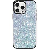 CASETiFY Compact Case for iPhone 16 Pro Max [Lightweight / 4 ft. 2X Military Grade Drop Protection/Slim] - Glitter Dream - Clear Black