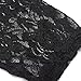 DITTMURI Women Sexy Mesh Sheer Floral Lace Hollow Out Footless Leggings Pants Tights Black