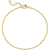 BENEIGE Women Bracelet 14K Gold Plated Paperclip Satellite Bead Ball Oval Cuba Cable Box Chain Daily Charm Layered Link Silver Bracelets Adjustable Jewelry