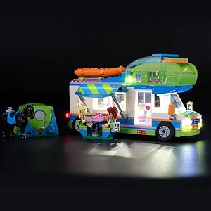 LIGHTAILING Light Set for (Friends Mia’s Camper Van) Building Blocks Model - Led Light kit Compatible with Lego 41339(NOT Included The Model)