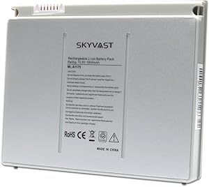 Skyvast A1175 A1150 A1211 A1226 A1260 MacBook Battery for Apple MacBook Pro 15