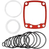 Phyxlyn Nailer Rebuild Kit Replacement for 3150 3175 3200 3250 Series Nailer Replace Parts with 402707 Gasket Cover 402725 Cylinder Seal 403700 O-Ring Rebuild Kit 405243 Flange Sleeve