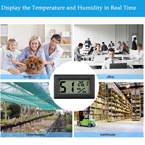 4 Veanic+Electronic+Temperature+Thermometer+Humidifiers