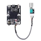 100W Bluetooth Amplifier Board with Antenna Base, TPA3116 Mono Audio Amp, TWS Stereo Pairing, External Volume Knob, AUX/USB/Bluetooth Input for DIY Speakers, Car Audio, Home Sound System