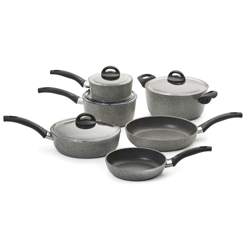 Set Padelle Antiaderenti Henckels Capri Granitium (3 Pezzi: 20, 25 E 30 Cm) – Alluminio