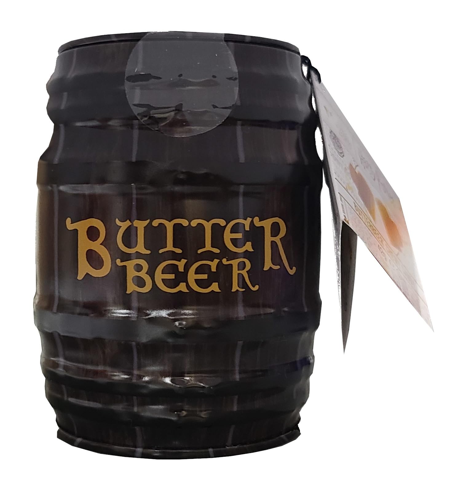 Jelly Belly,Harry Potter Butter Beer Barrel Tin with Butter Beer Chewy Candy 28g