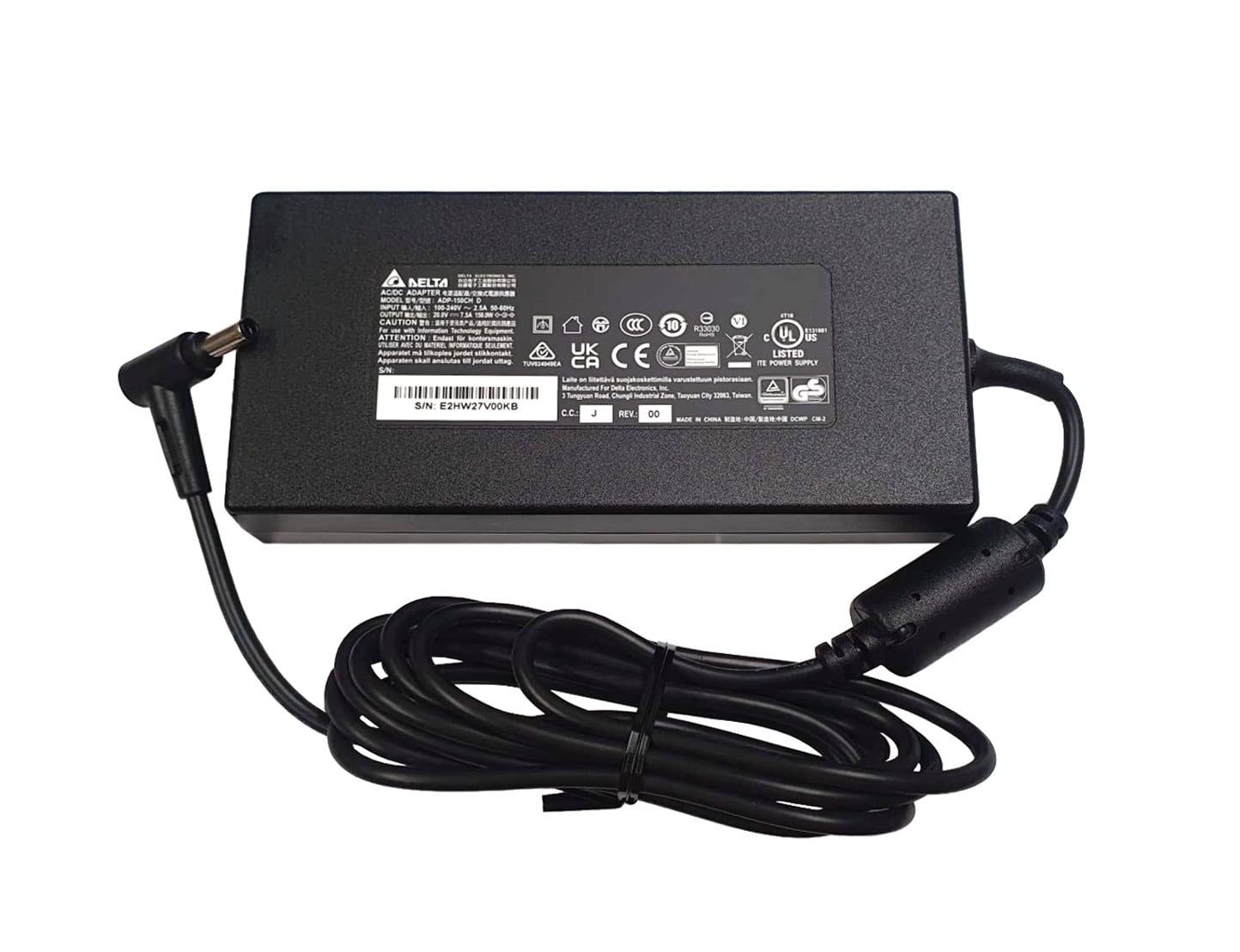 Delta 150W ADP-150CH DJ Laptop AC Adapter Compatible with HP Omen 15 17 5000 5100 5200 15-ax043dx 17-w053dx 17-w033dx 17-w043dx envy 15 17 HP P/N 917649-850, 917677-003, 776620-001 4.5mmx3.0mm