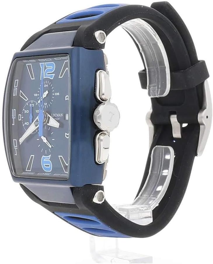 LOCMAN Analog Quartz Watch with Stainless Steel Strap, Clear, 3 (Model: 4573282437421)