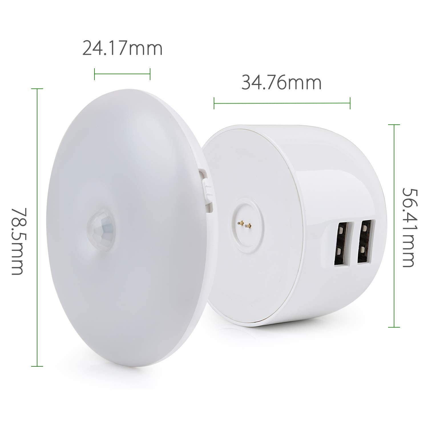 Motion Sensor Night Light with Charger,Momen LED Movement Sensor Light with Magnetic Base for Bedroom,Bathroom,Hallway,Stairs,Kitchen,Closet,Kids and More
