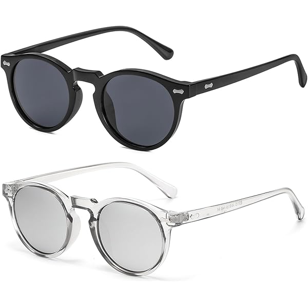 JJLHIF Classic Design Retro Vintage Round Circle Mirror Lens