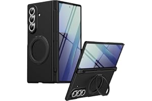 ZORSOME for Samsung Galaxy Z Fold 7 2025 Case with Pen, Built in Screen Protector & Hinge Protection Ultra Thin PC Protective