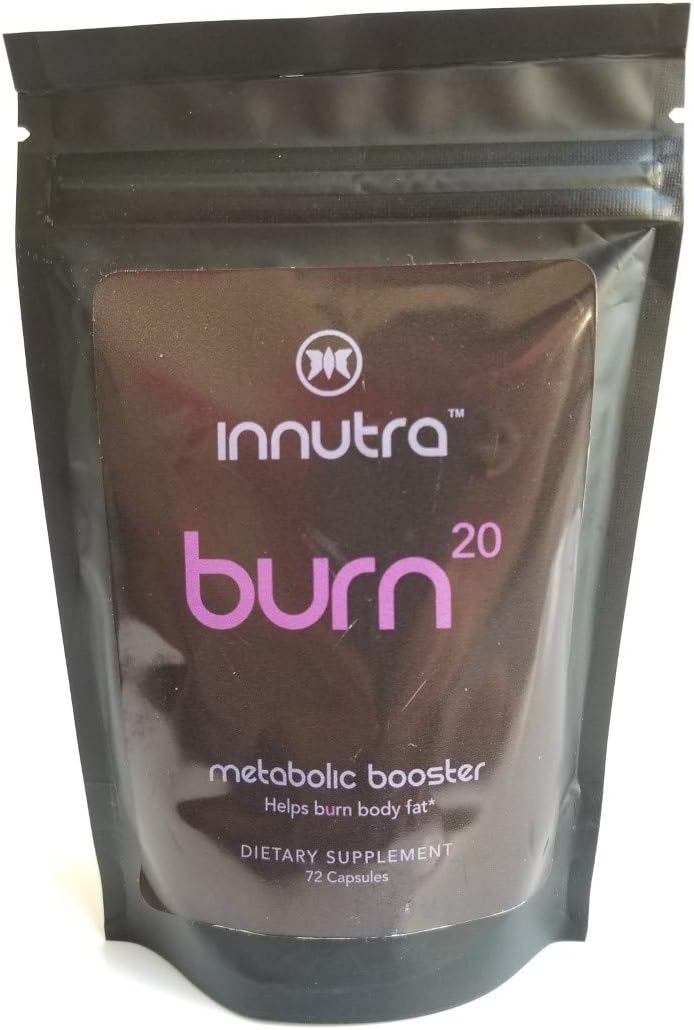 Innutra Burn Metabolic Booster- Thermogenic Fat Burning Blend of Herbal Ingredients- 1 Month Supply