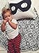 Oh, Susannah Superhero Mask (Black) Toddler Size Pillowcase (1 Pillow Cover 14 x 20.5 Inches) Travel Pillowcase Kids Room Decor