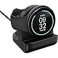 TiMOVO Stand Compatible with Google Pixel Watch 3/Pixel Watch 2/Fitbit Ace LTE Charger,Nonslip Charger Stand Holder with Integrated Cable Management Slot,Vertical Charger Bracket, Black