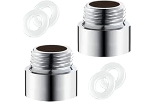 Tworider 2pcs 20mm Shower Arm Extension, shower arm coupler, Handheld Stainless Steel Shower Head Extension Arm For Bathroom Accessories