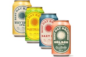 Best Day Brewing All Four Core Craft Beer Combo - Premium Ingredients (24-Pack, All Four Core)