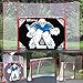 EZ Goal 2 in. Folding Steel Hockey Goal with Backstop - Shooter Tutor & Targets