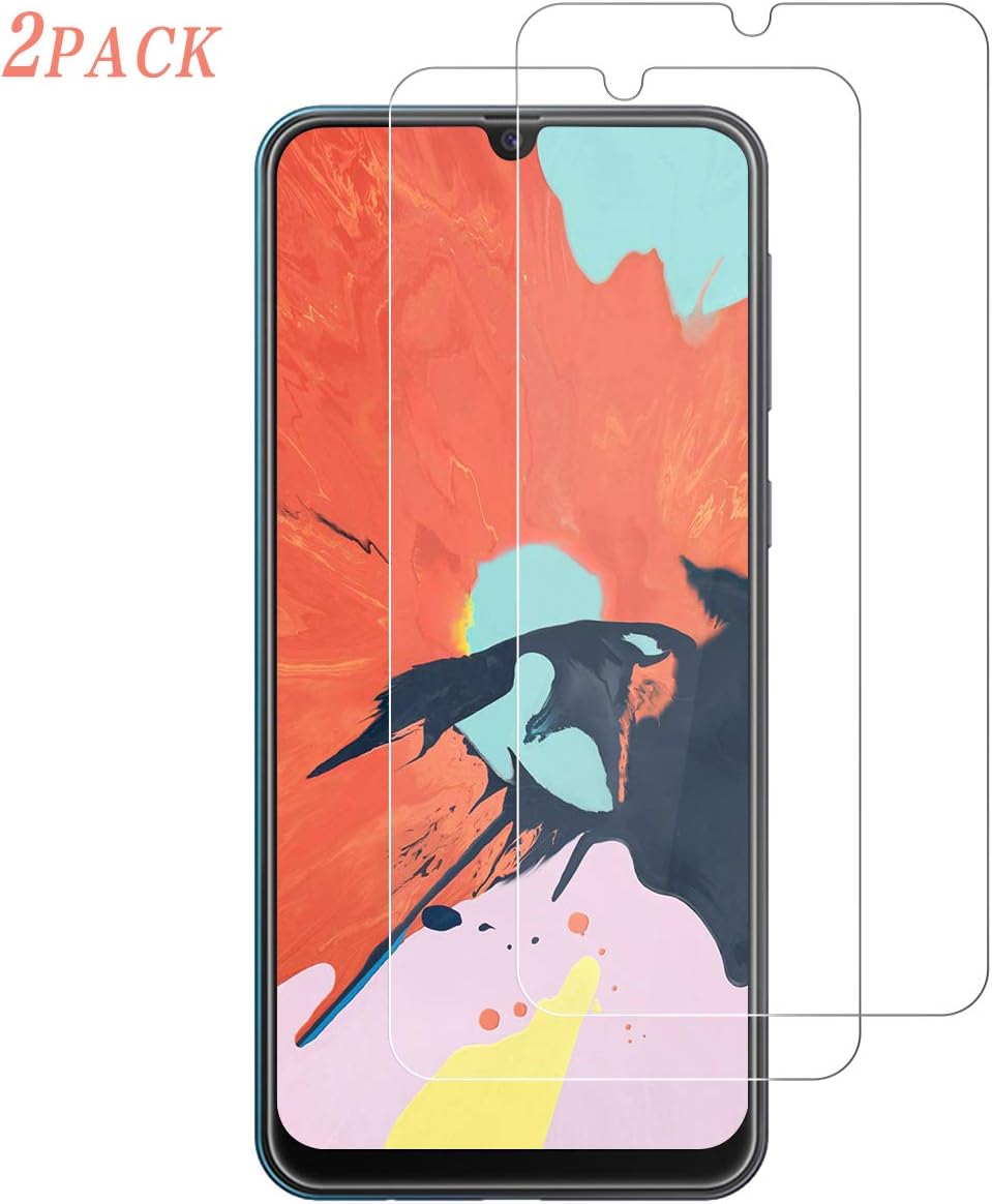 JOZIJO Galaxy M30s Screen Protector(2 Pack), [Crystal Clear][9H Hardness][Bubble Free] Tempered Glass,[Anti-scratch][Anti-Oil][Scratch Resistant] Tempered Glass Film for Samsung Galaxy M30s