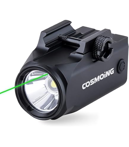 COSMOING Red Laser Light Combo, Magnetic Charging 900 Lumen Laser