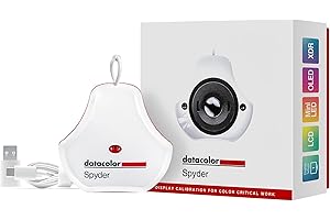 datacolor Spyder - Monitor Calibrator for Graphic Designers, Photographers, and Content Creators, Shows You True Colors, Works on OLED Monitors & LED Screens, Easy-to-Use Color Calibration Tool