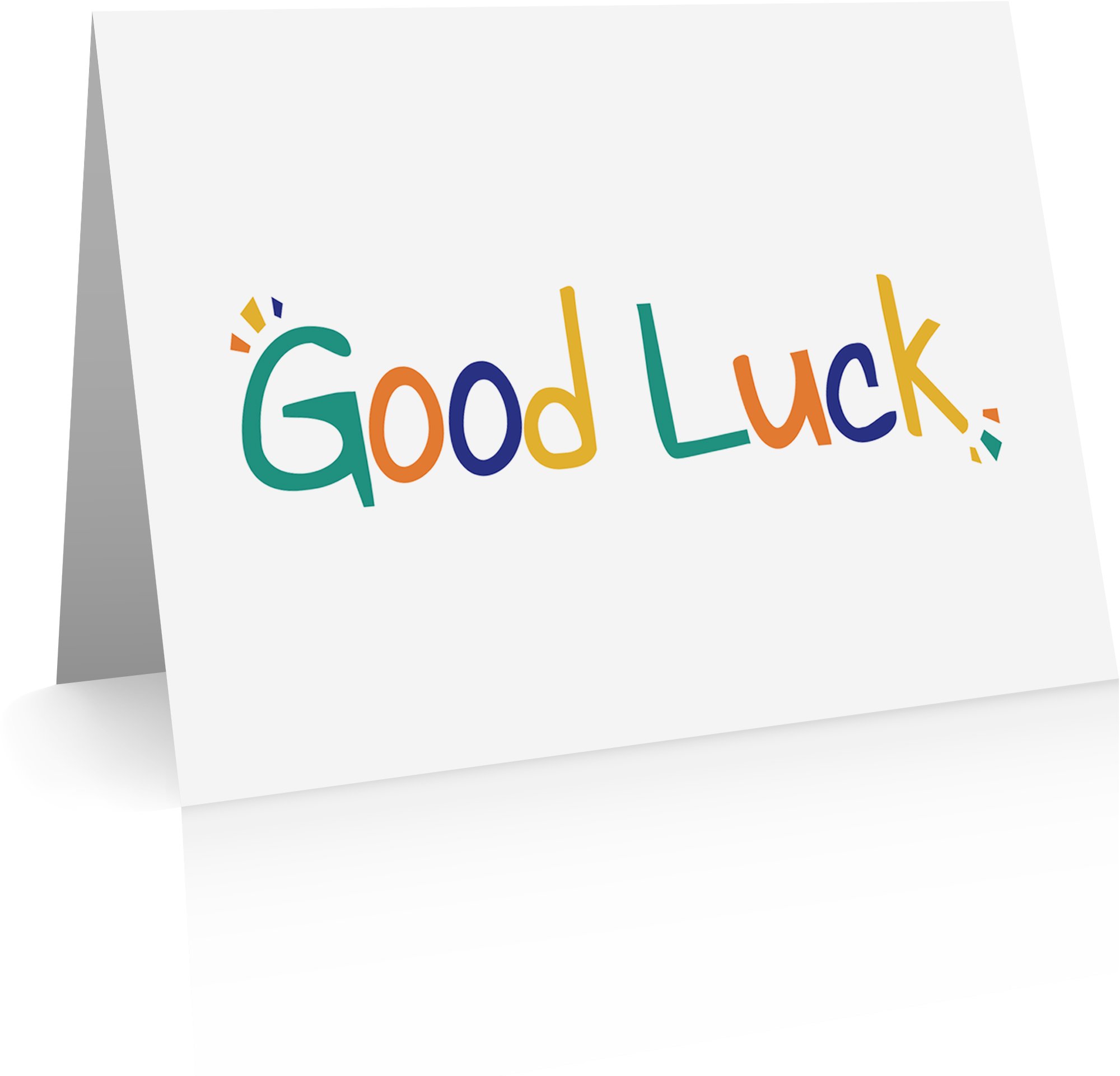 Little Notes by Comptime Good Luck Note Cards - 12 Cards and Envelopes - Good Luck Greeting Cards