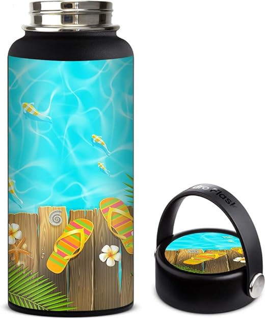 flask flip flops