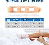 Sumiwish Toe Separators & Spacers 4 Pairs Beige Soft Toe Straighteners view 4