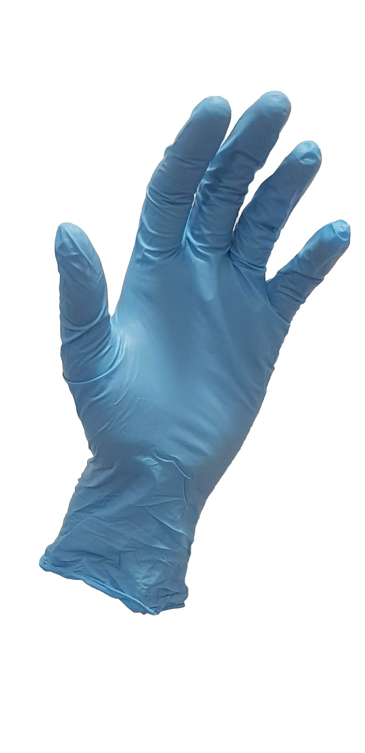 Powder Free Blue Nitrile Gloves x 100 Gloves - Glove Club Ltd (Large)