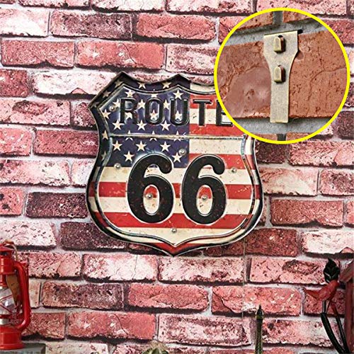 Brick Wall Clips Hanger, Fireplace Hooks Spring Steel Fits Brick 21/4