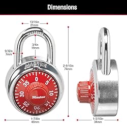 Master Lock 1504D Locker Lock Combination
