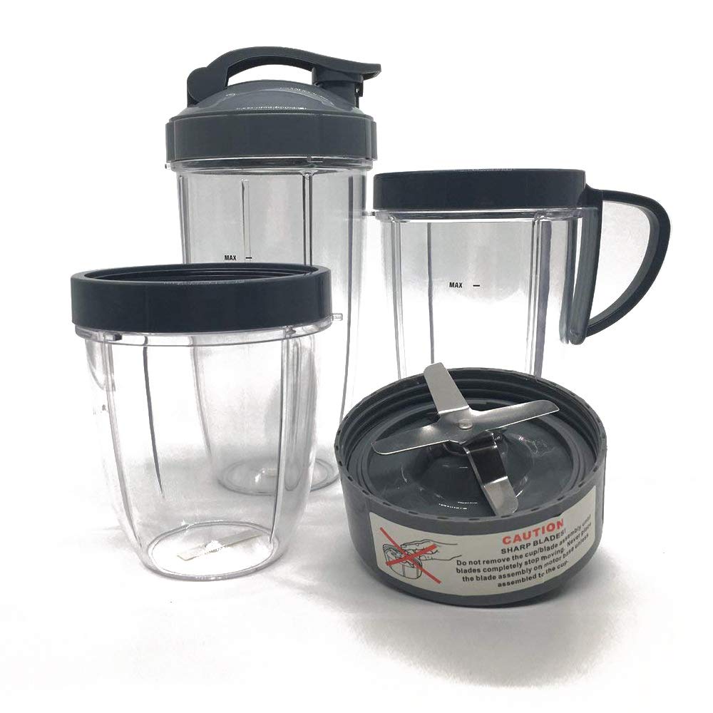 Cup and Blade Set for NutriBullet Replacement High Speed Blender Mixer