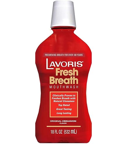 Amazon.com : Original Cinnamon Lavoris Fresh Breath Mouthwash - 3