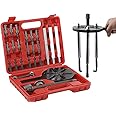 ECUTEE Bearing Puller Set 21 in1 Inner Hole Puller Removal Tool Bearing Disassembly Puller Three-jaw Puller Set with Six Different Sizes of Wheel Gear Puller Tool