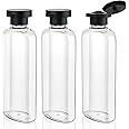 Wowang Travel Shampoo and Conditioner Bottles 7.7oz 3 Pack Leak Proof Squeeze Bottles with Flip Cap Refillable Containers Plastic Travel Toiletry Bottles for Lotion Shampoo Conditioner