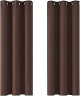 Deconovo Eyelet Blackout Curtains Thermal Insulated Chocolate 42 x 54 in 2