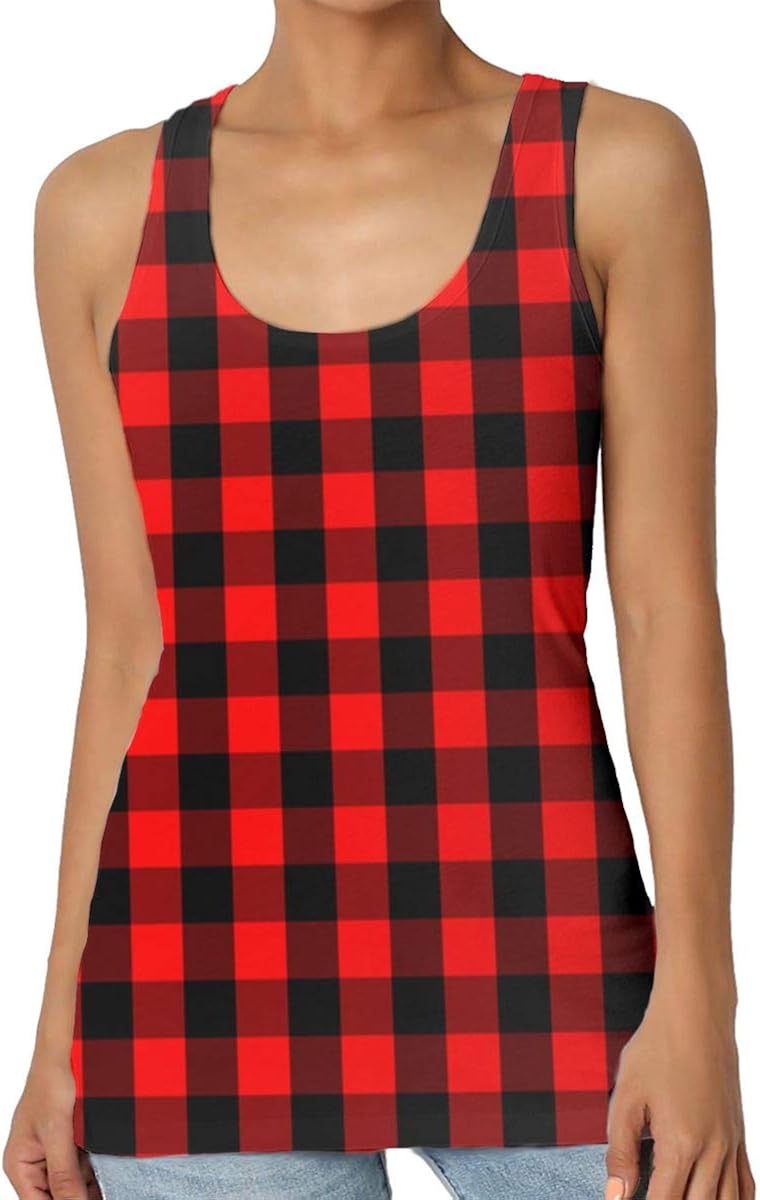 sleeveless plaid shirts for women