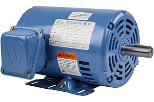 WORLDWIDE ELECTRIC 1.5 HP 3 Phase Electric Motor 1800 RPM 145T Frame ODP Open Drip Proof 230/460V