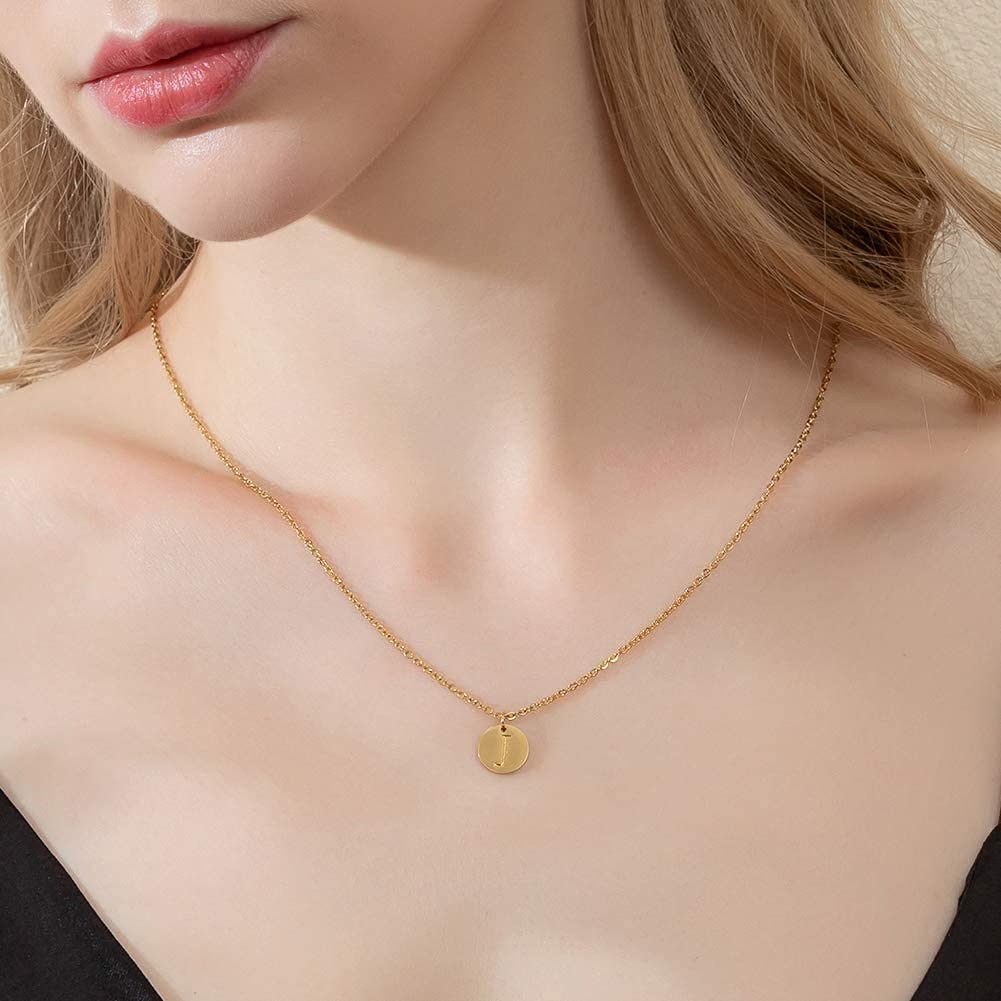 Gold Initial Necklace
