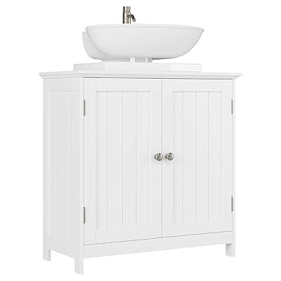 Bathroom Vanity Under Sink Cabinet Space Saver with Double Doors
